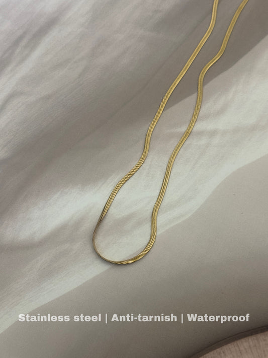 stunning gold stainless steel necklace!