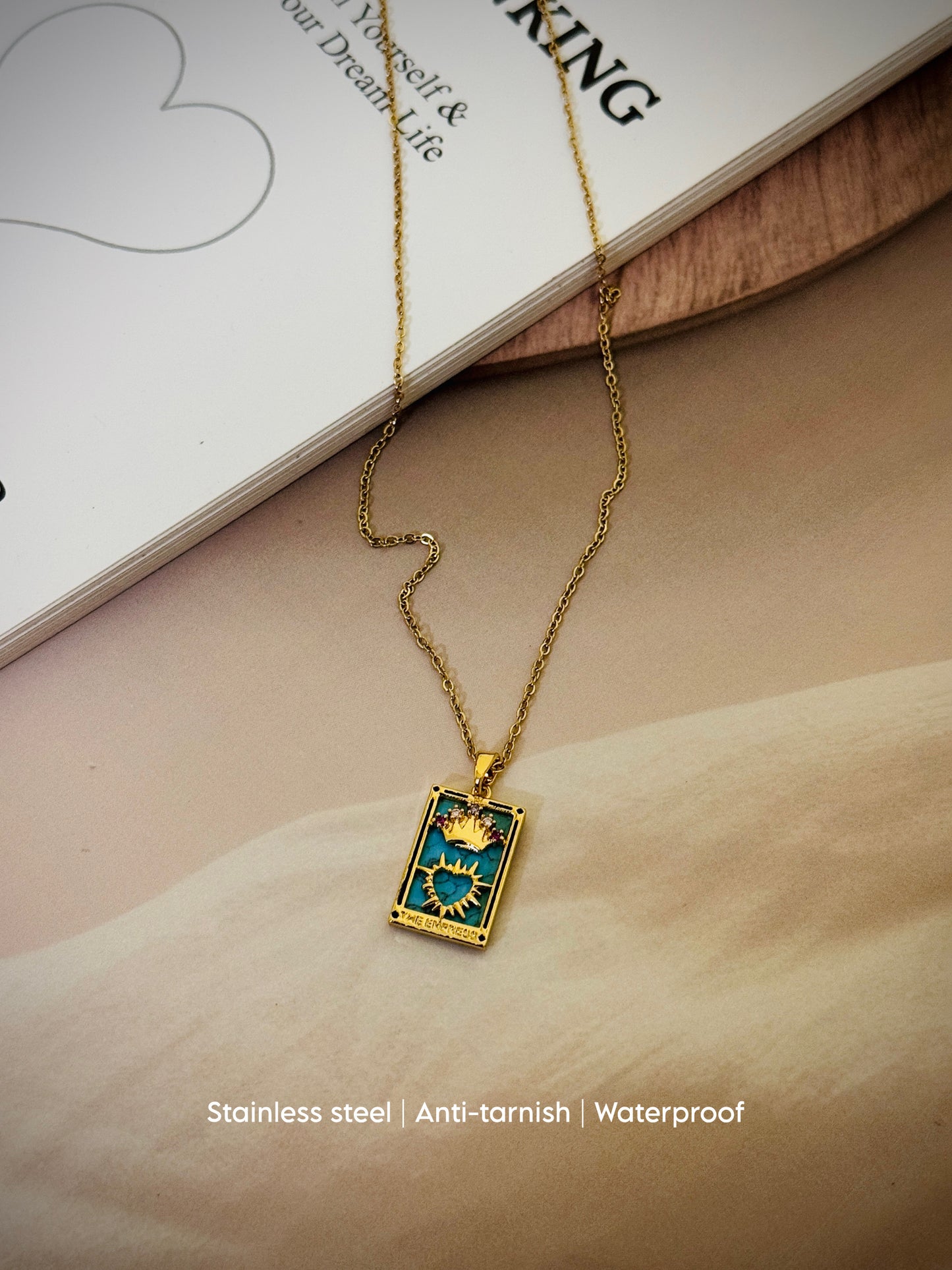 Stainless Steel Tarot Necklace