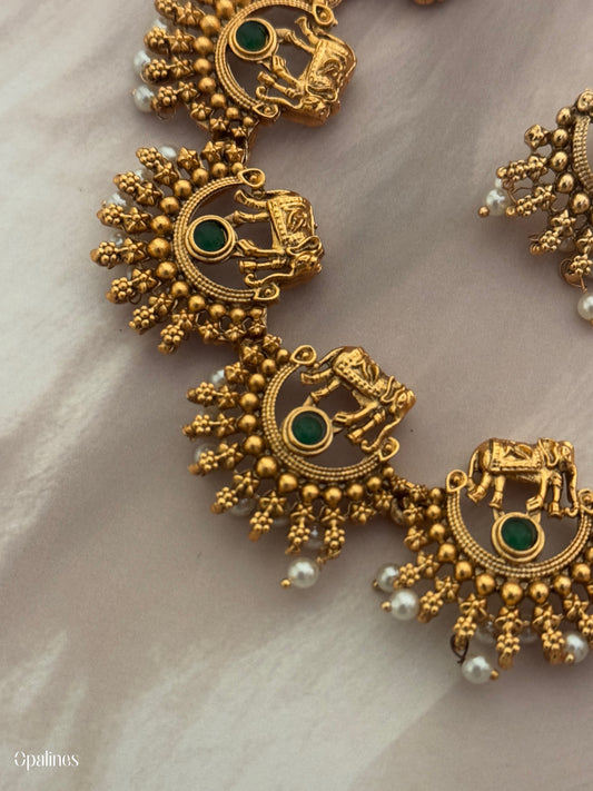 Jewellery Set With Elephant Design