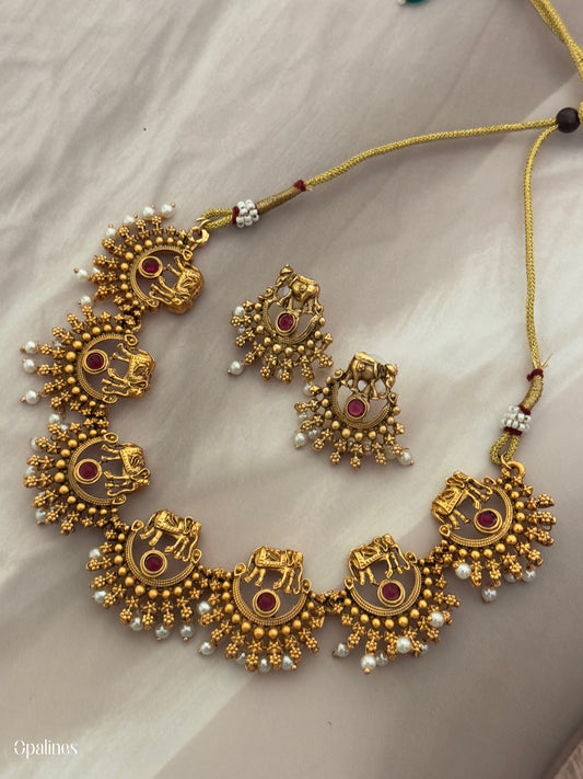 Jewellery Set With Elephant Design
