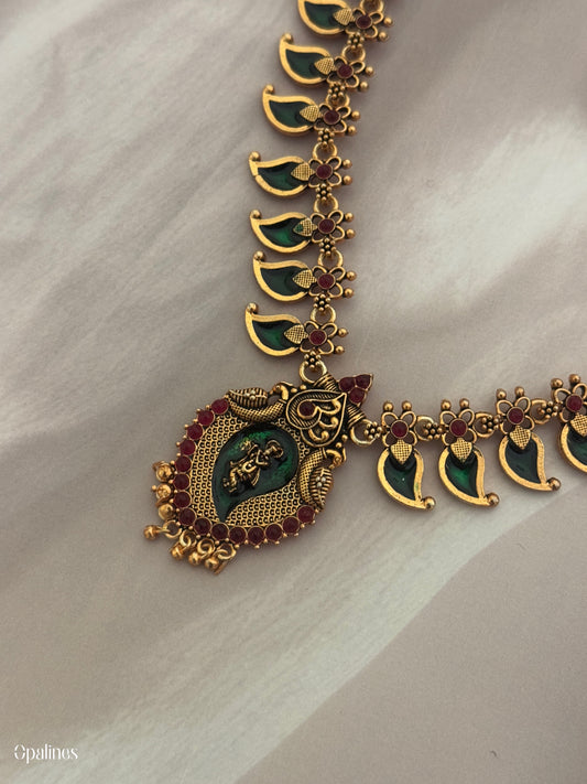 Mango Palakka Necklace Set